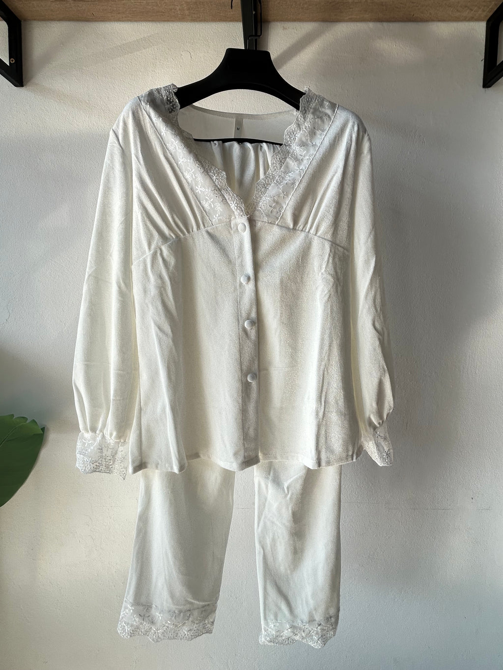 Velvet Pajamas loose Long sleeved with Dontel S591