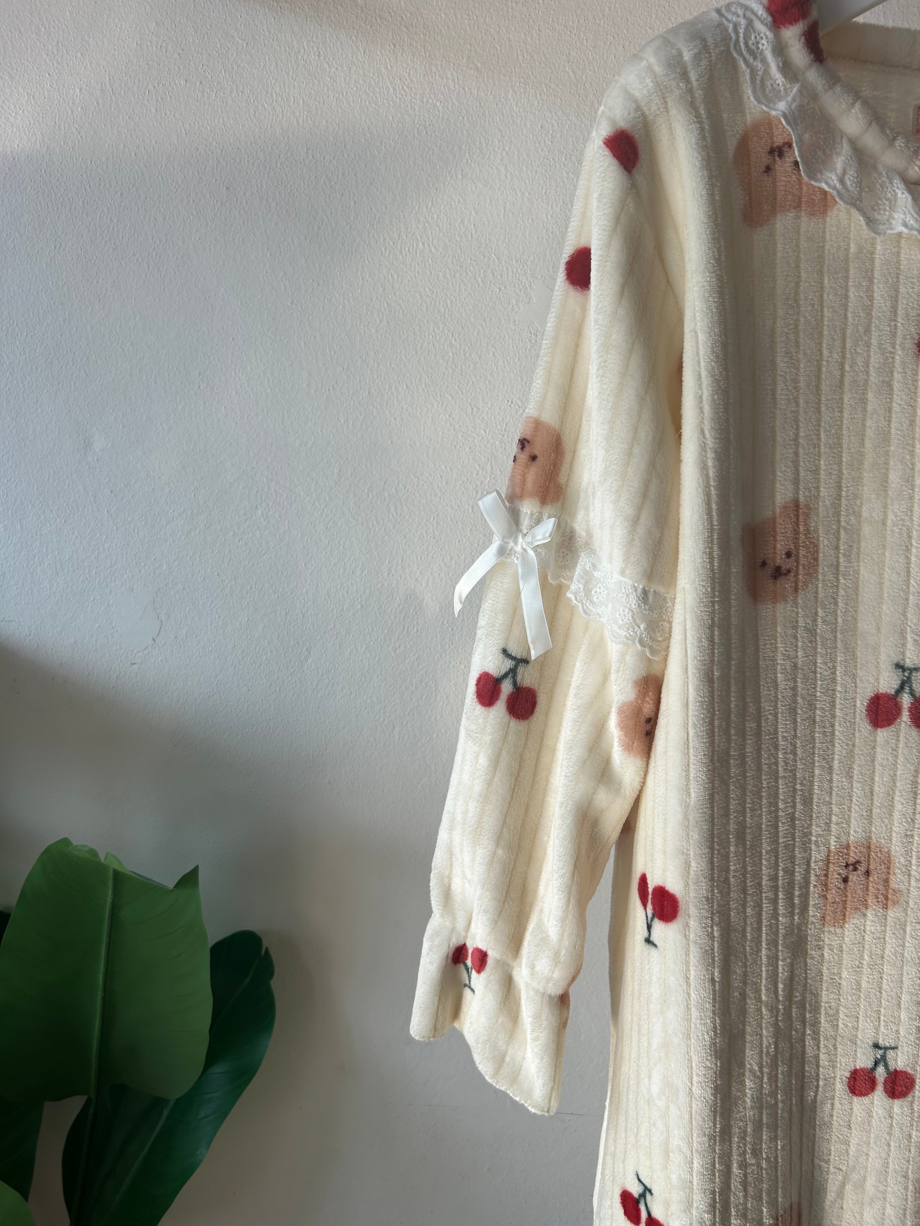 🍒 Cute Cherry Dress embroidered design S331