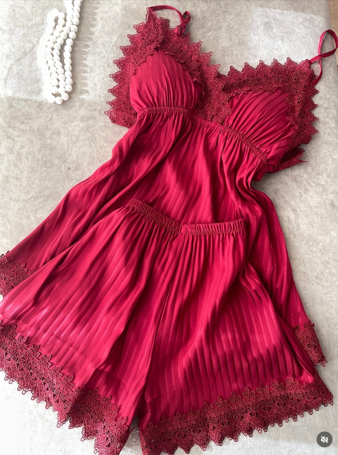 Luxy Short Satin set