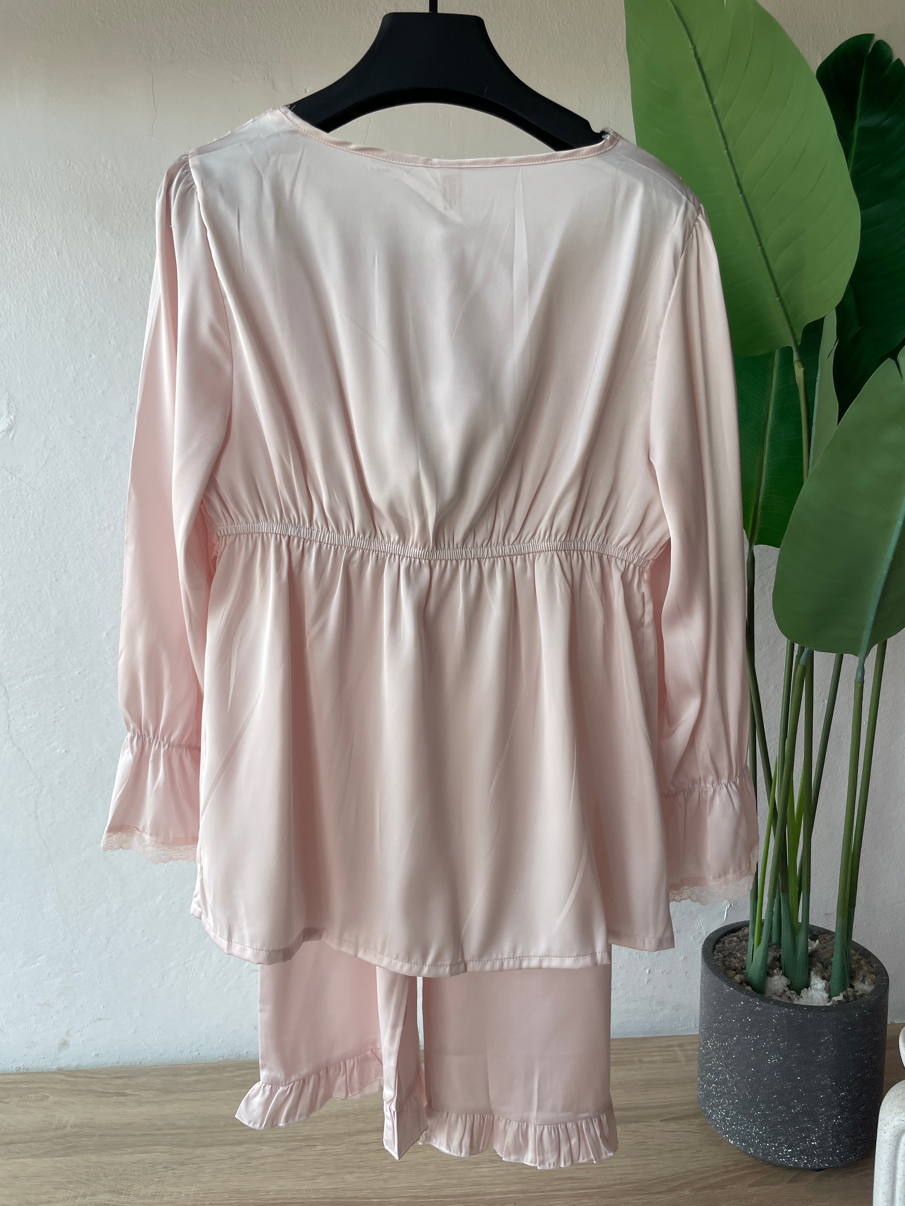 RufflyPastel  Satin PJ