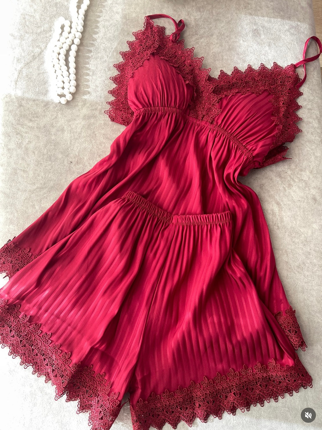 Luxy Short Satin set