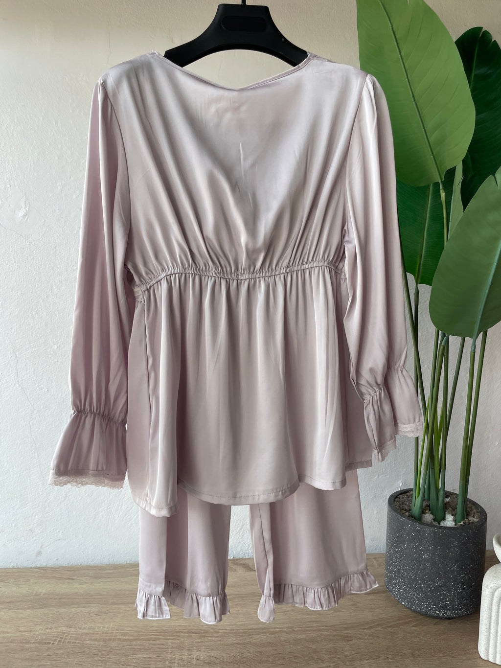 RufflyPastel  Satin PJ