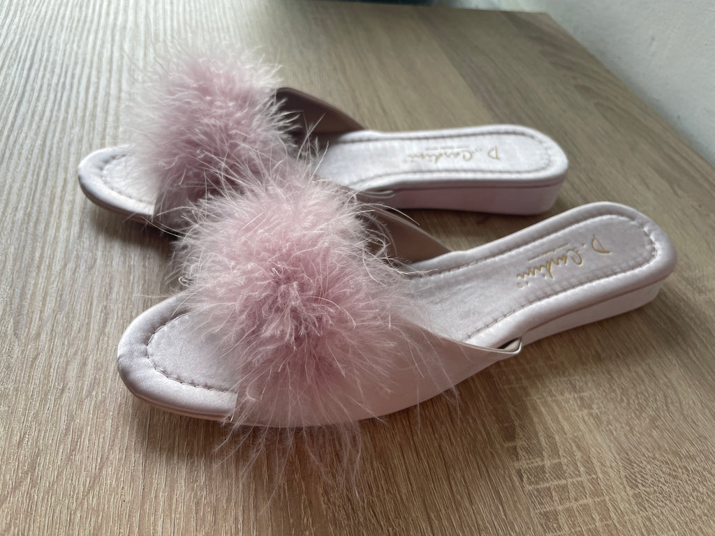 Feather Low Heel Mule