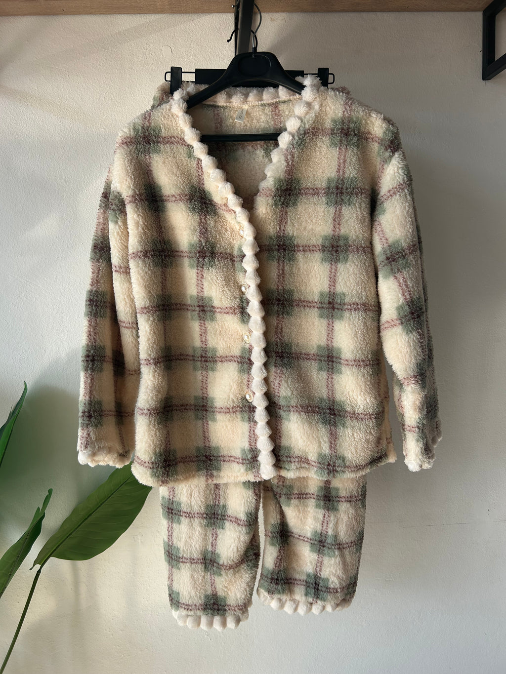 Elegant burberry Flannel Winter PJ S363