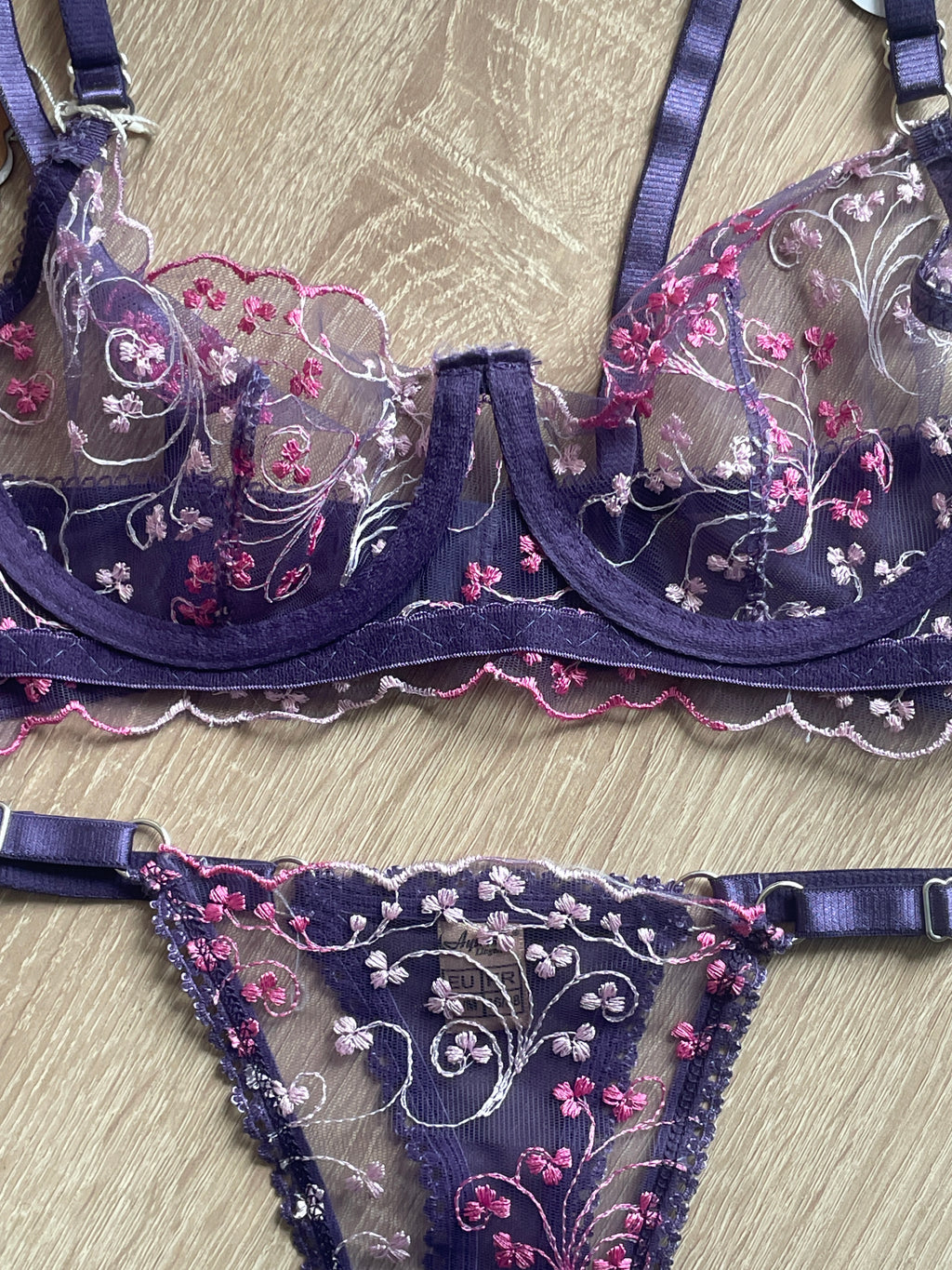 Floral Purple multicolor Set