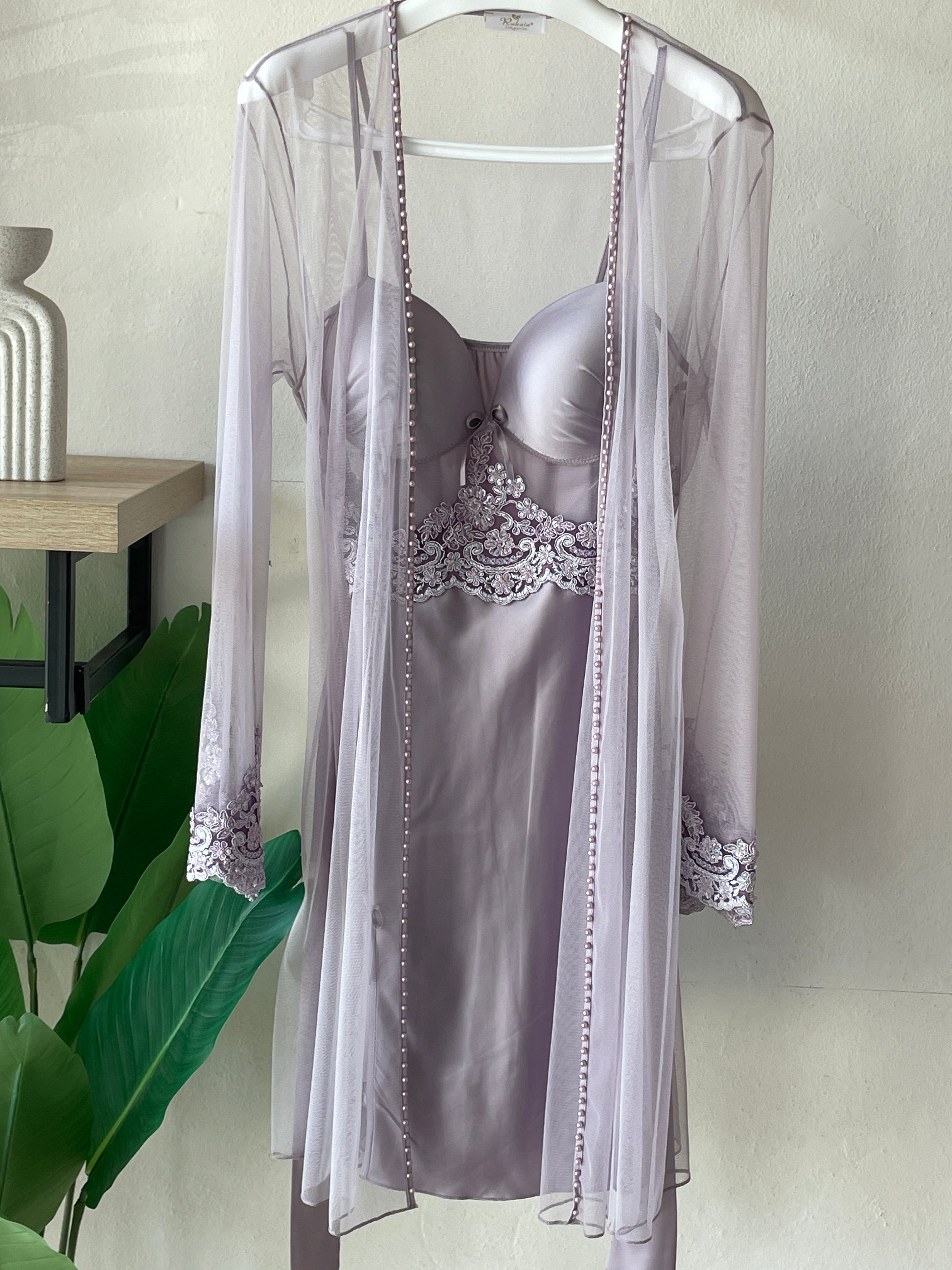 Short Luxurious with Pearl details Set