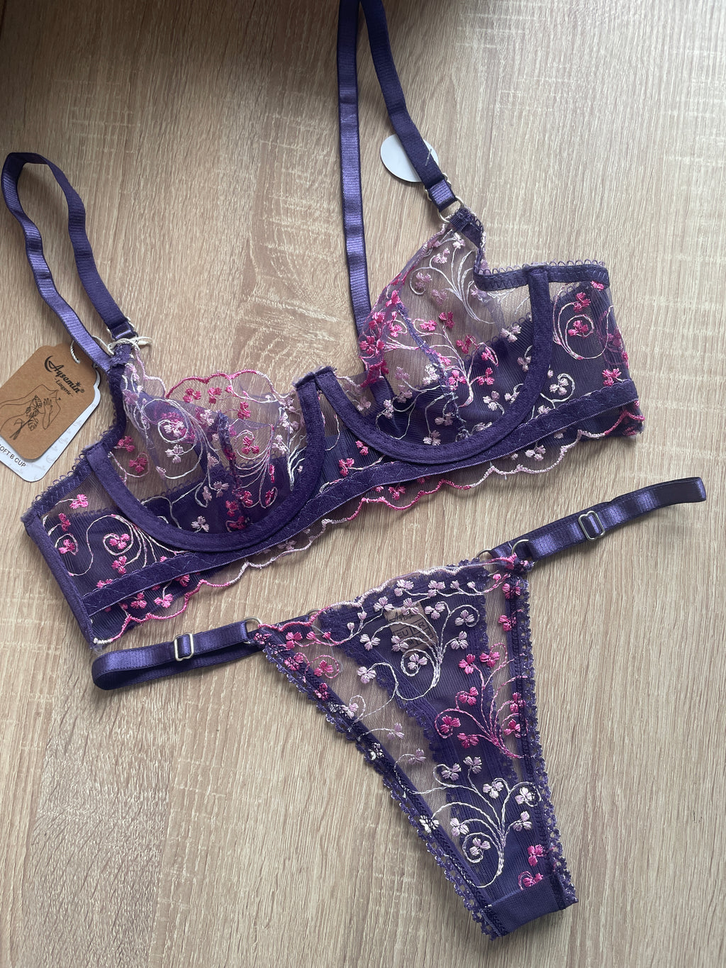 Floral Purple multicolor Set