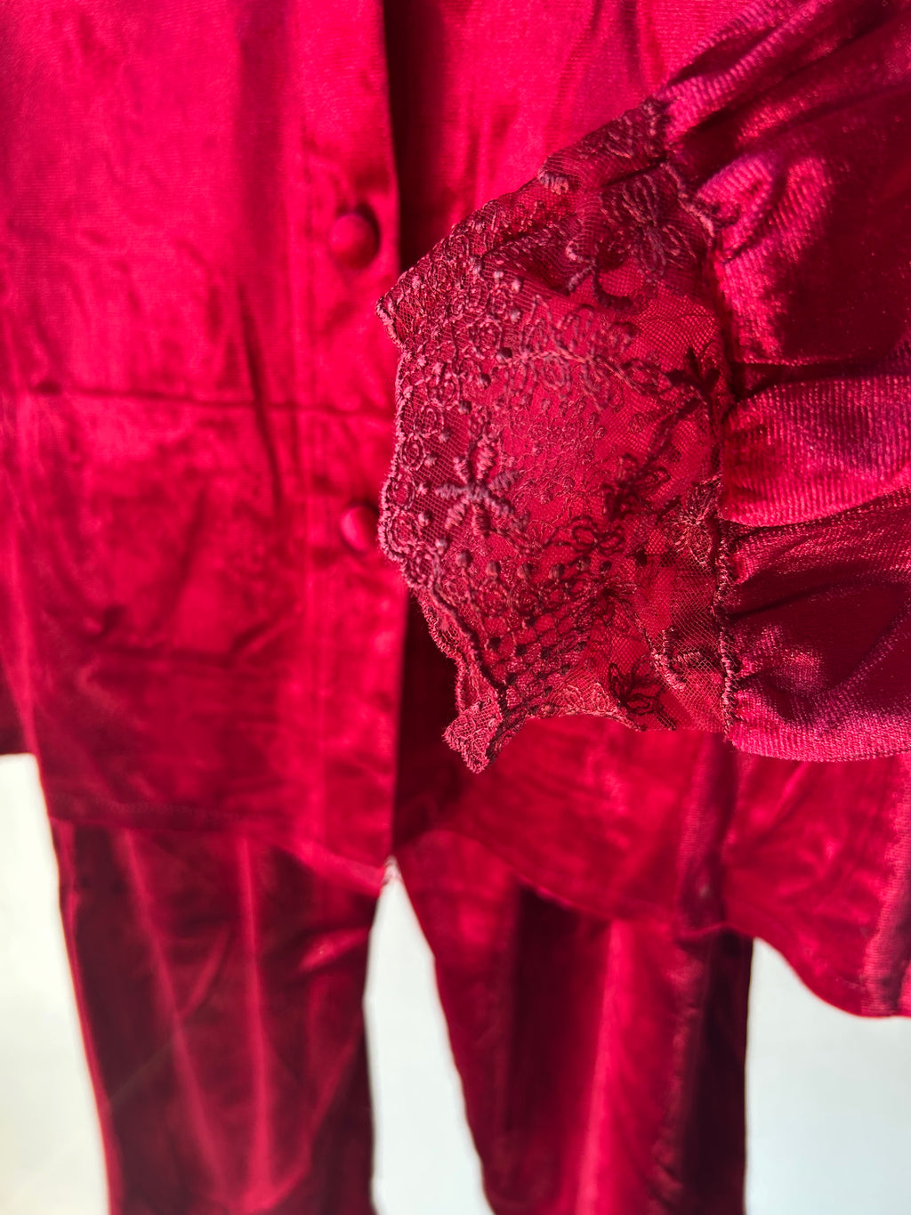 Velvet Pajamas loose Long sleeved with Dontel S591